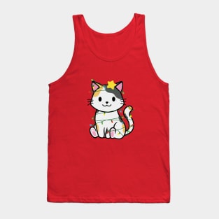 Xmas Calico Tank Top